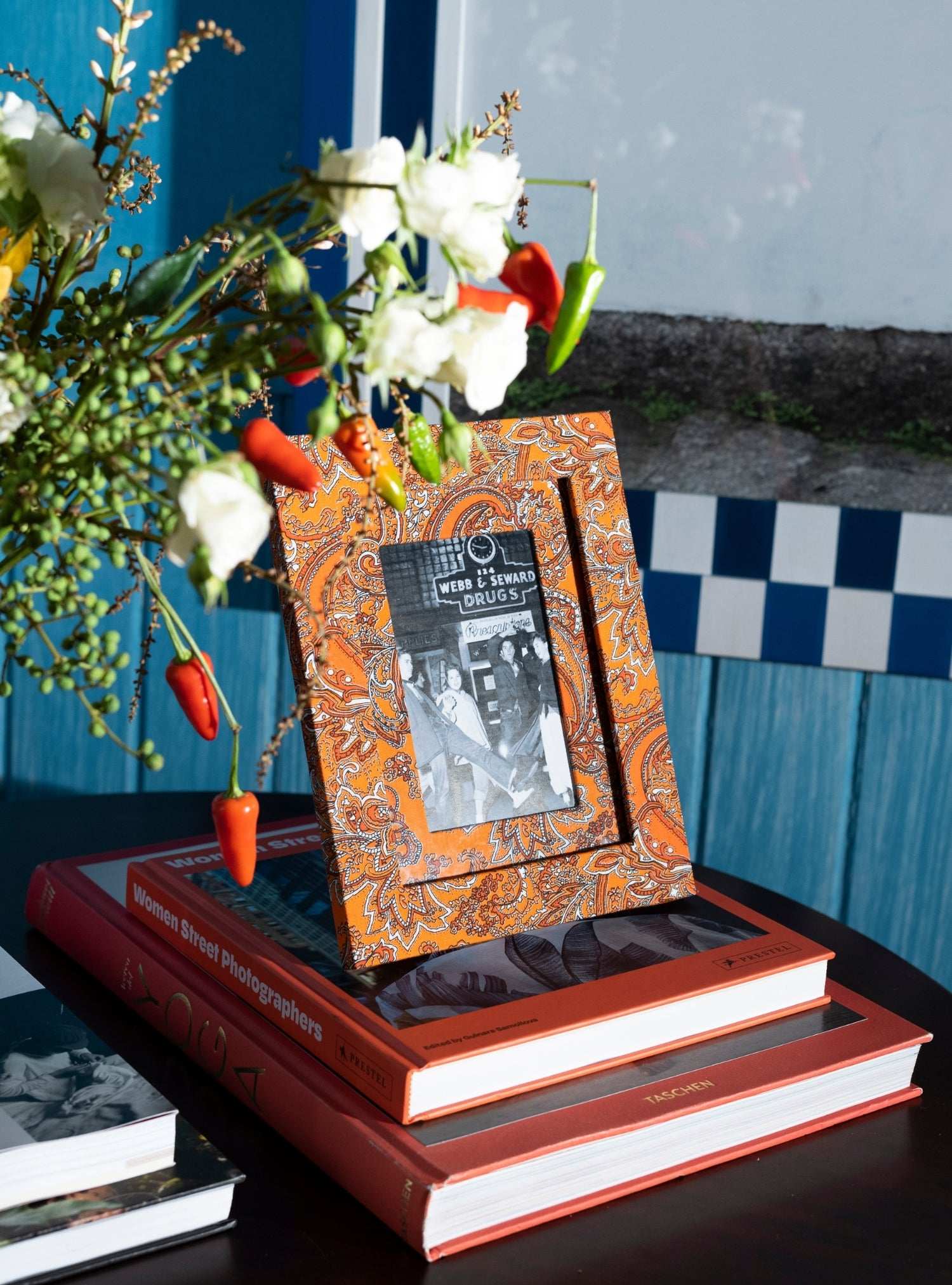 Porta-retrato Paisley Laranja