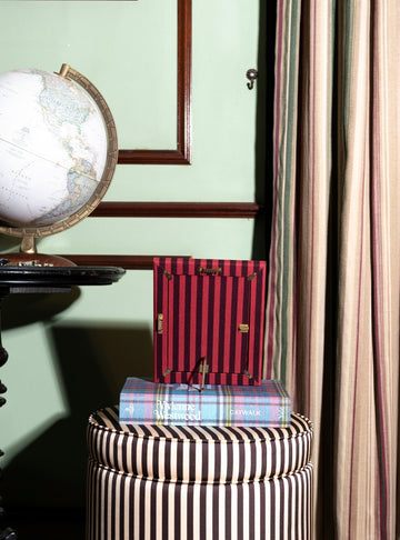 Red Striped Picture Frame