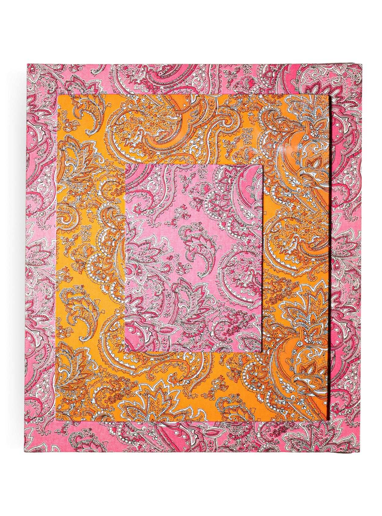 Moldura Paisley Rosa