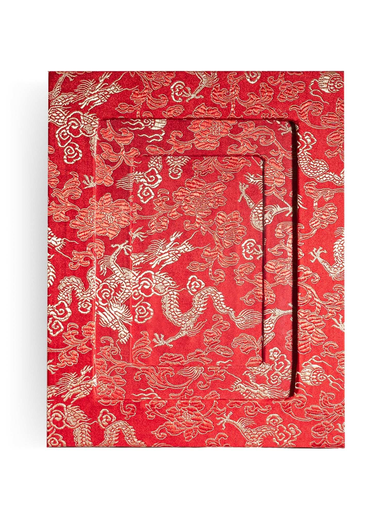 Porta-retrato Chinoiserie Vermelho