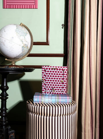 Red Striped Picture Frame