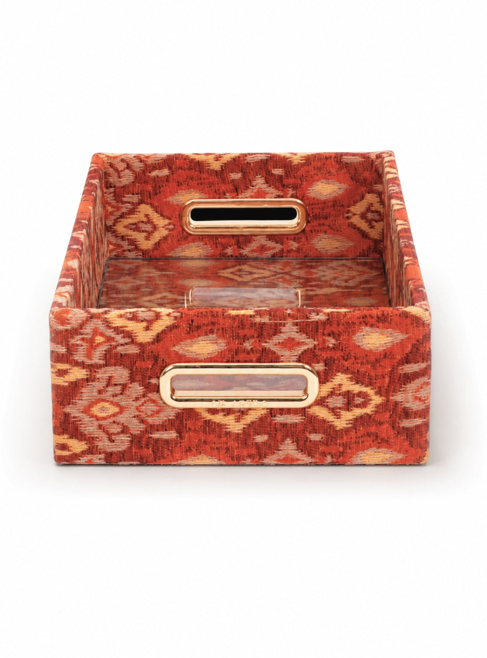 Bandeja Ikat Vermelho Jacquard