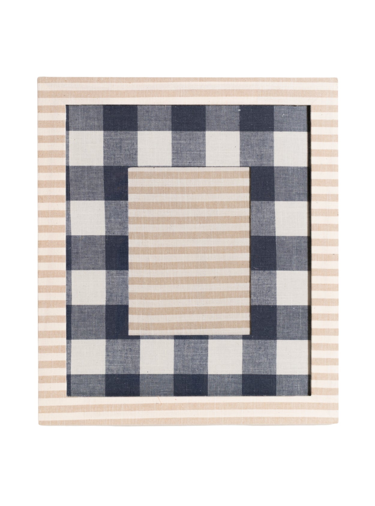 Beige Striped Frame