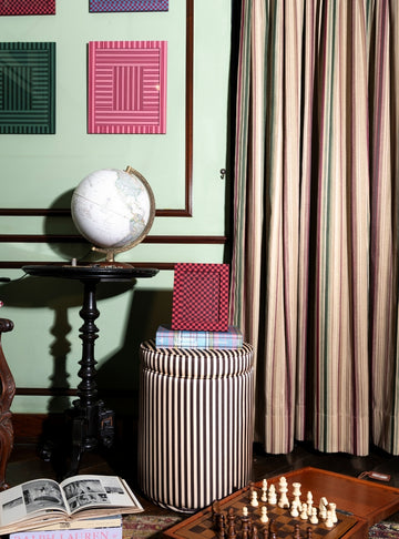Red Striped Picture Frame
