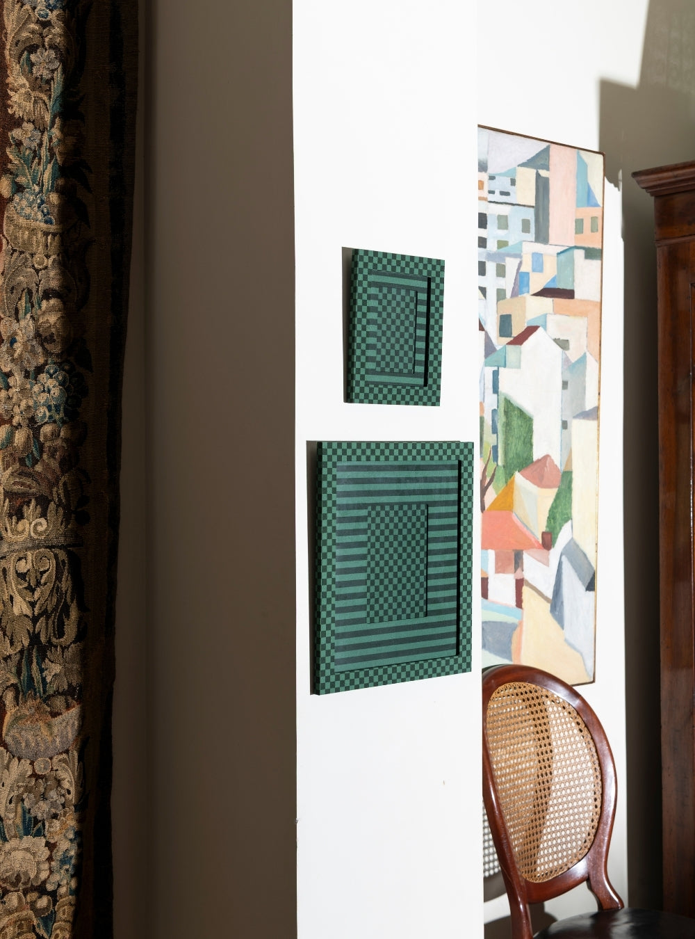 Red Striped Picture Frame