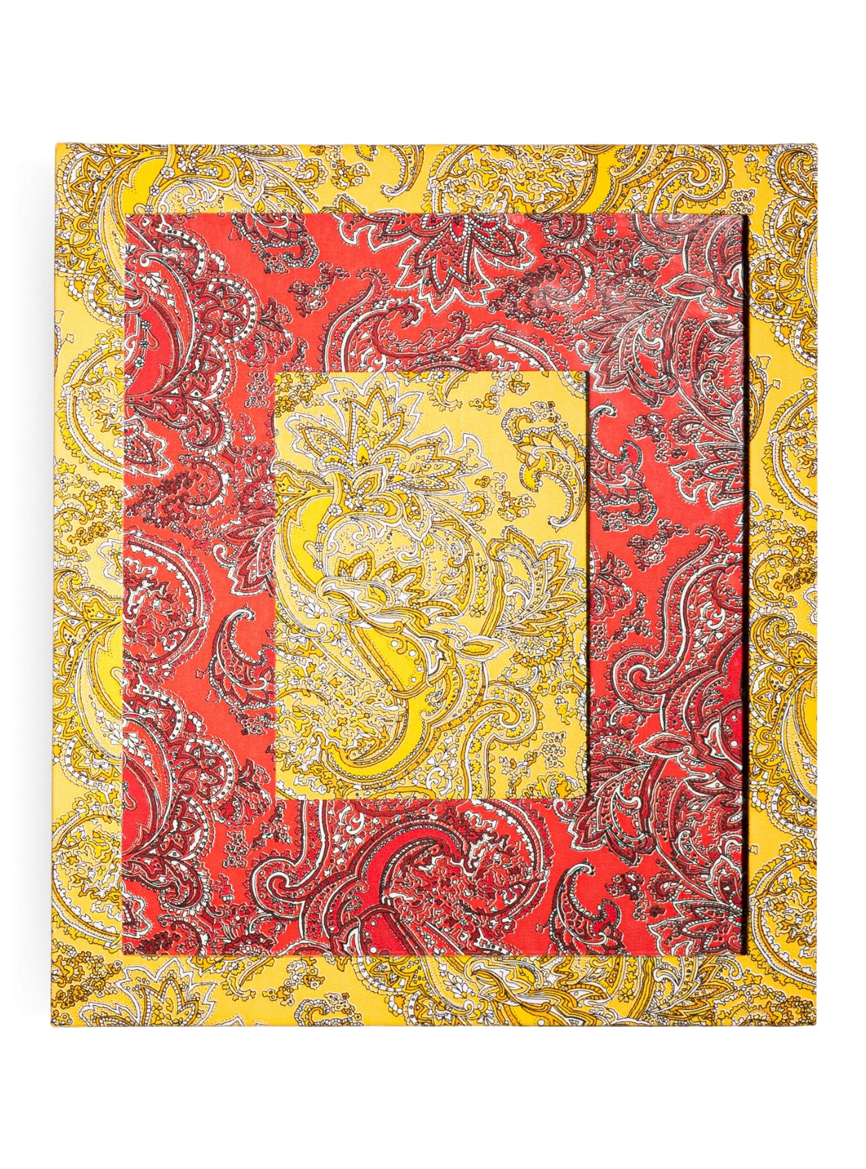 Moldura Paisley Amarelo