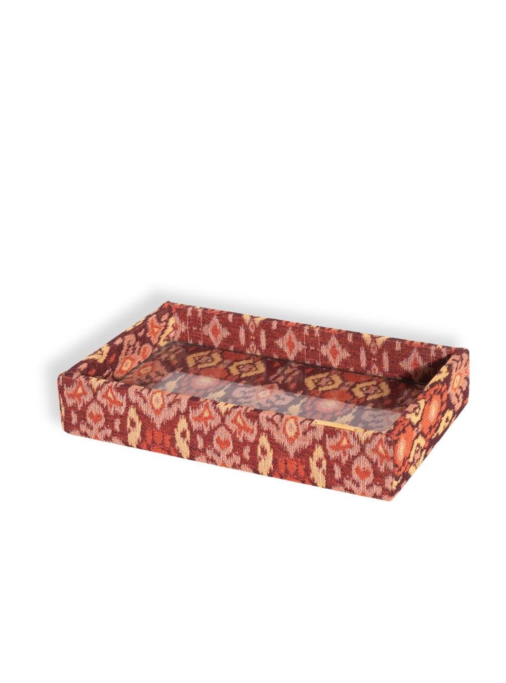 Bandeja Ikat Vermelho Jacquard