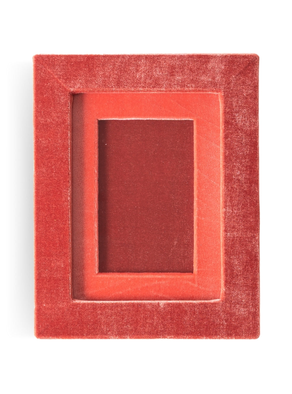 Porta-retrato Veludo Coral