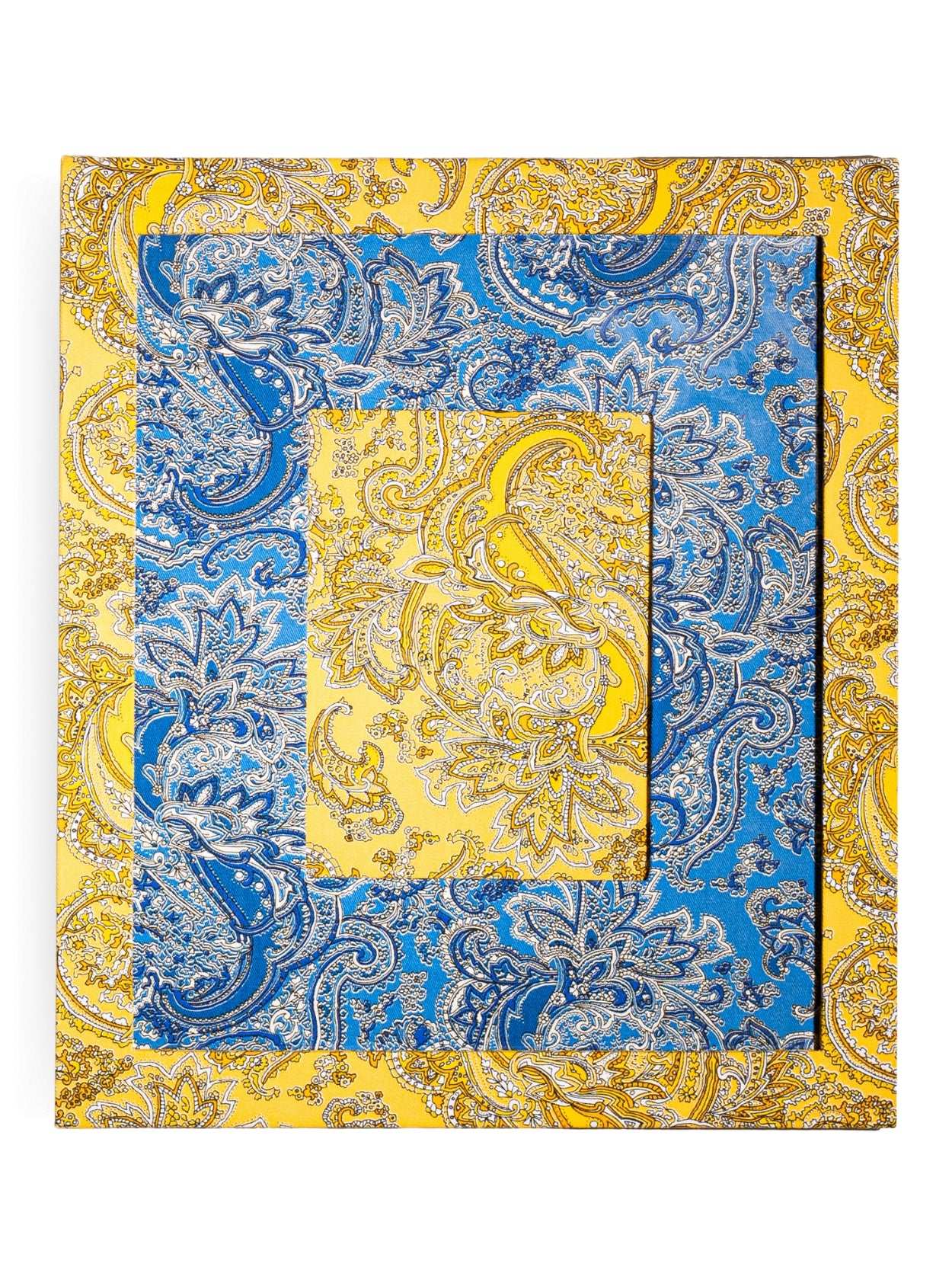 Moldura Paisley Amarelo