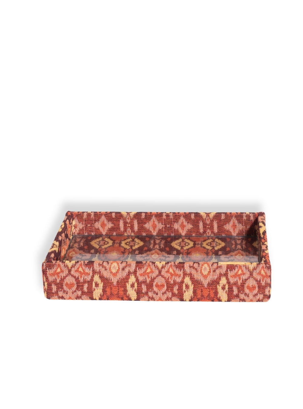 Bandeja Ikat Vermelho Jacquard