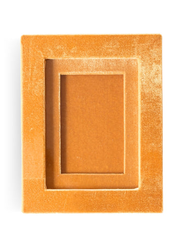 Porta-retrato Veludo Ocre