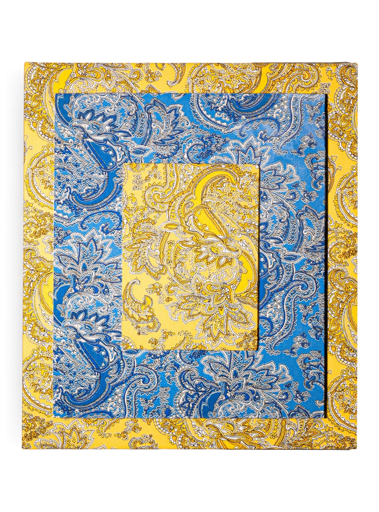 Moldura Paisley Amarelo