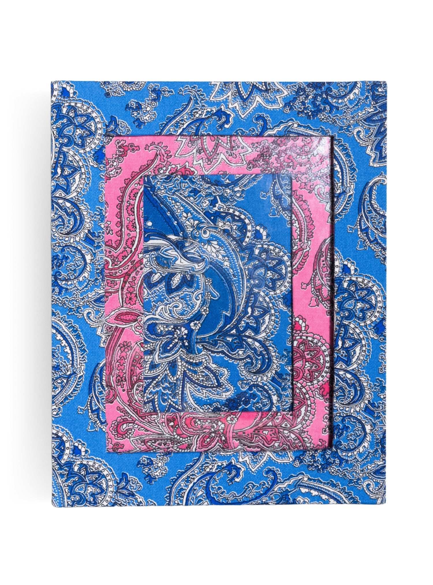 Porta-retrato Paisley Azul