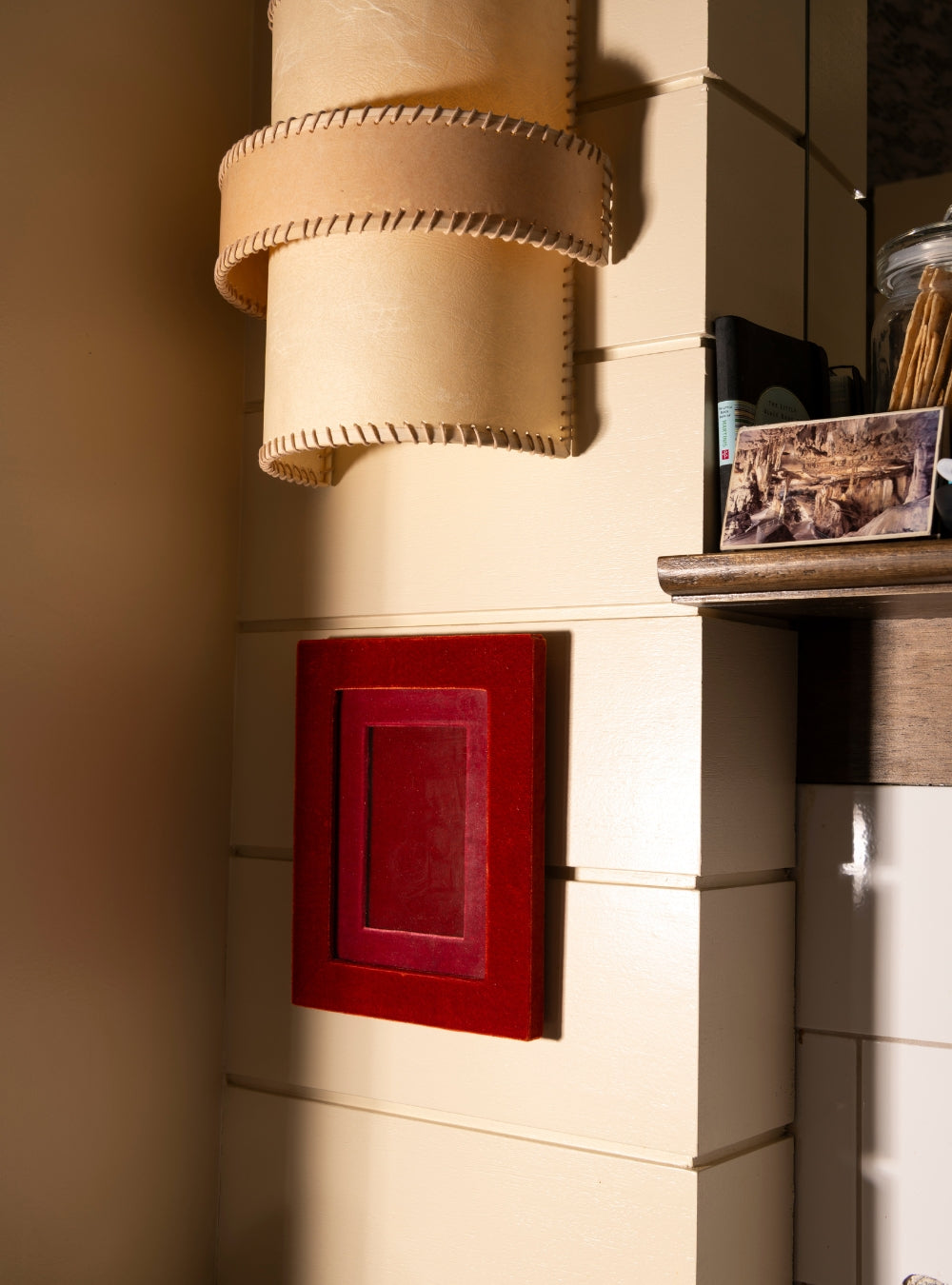 Porta-retrato Veludo Cereja