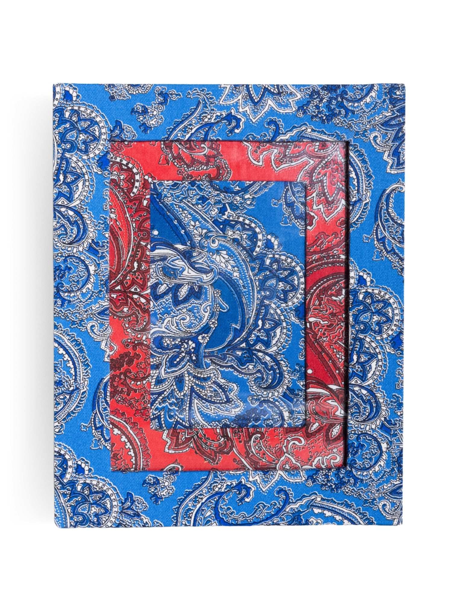 Porta-retrato Paisley Azul