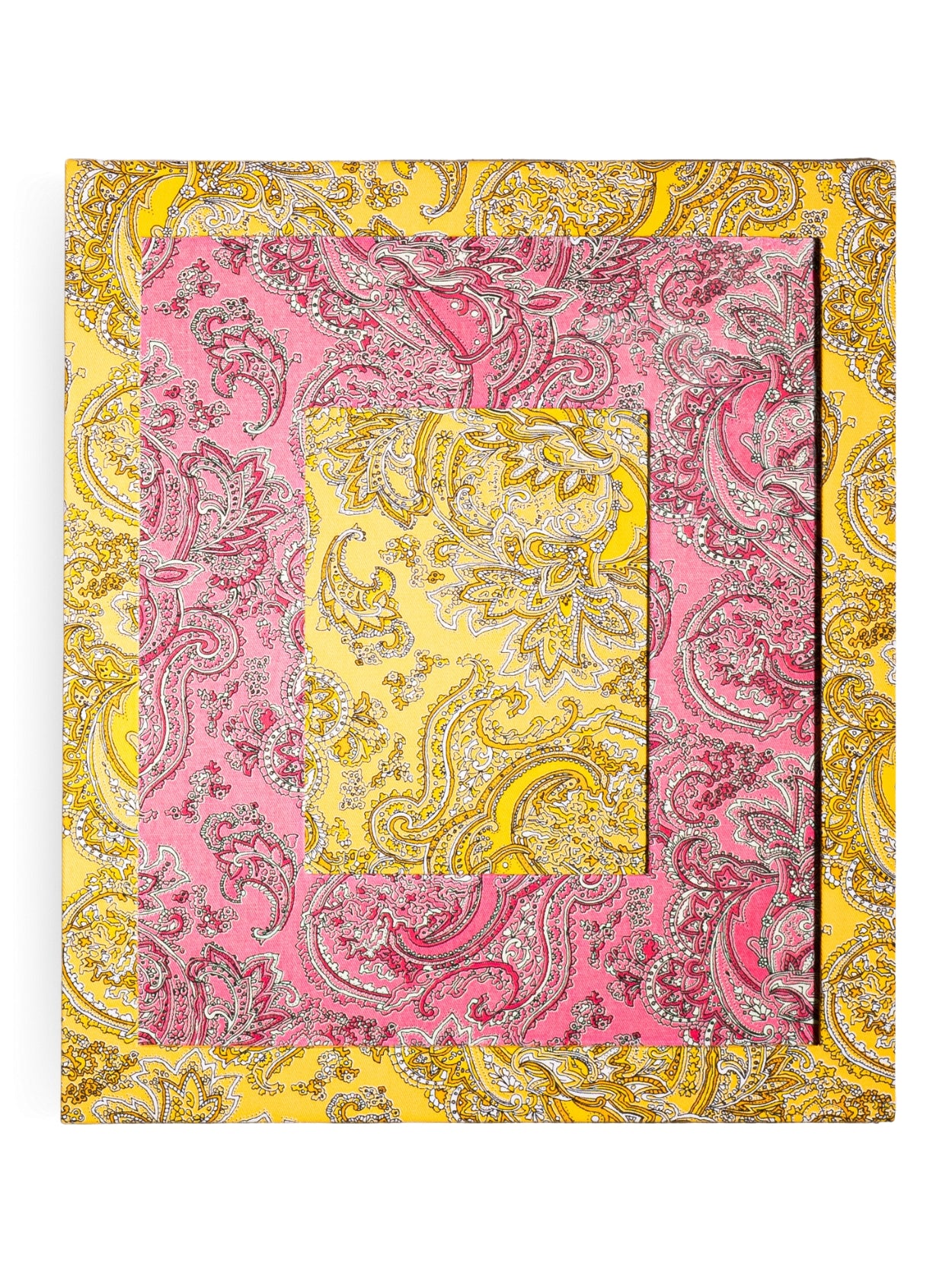 Moldura Paisley Amarelo