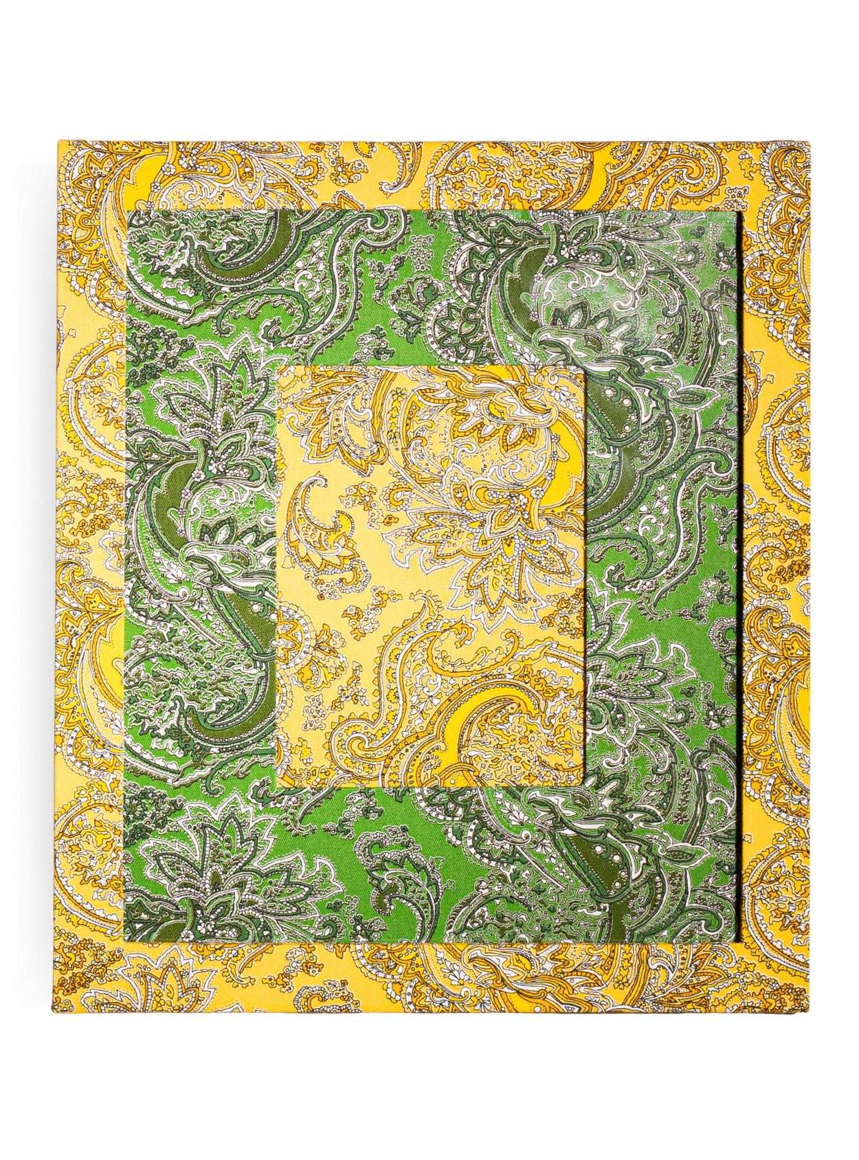 Moldura Paisley Amarelo