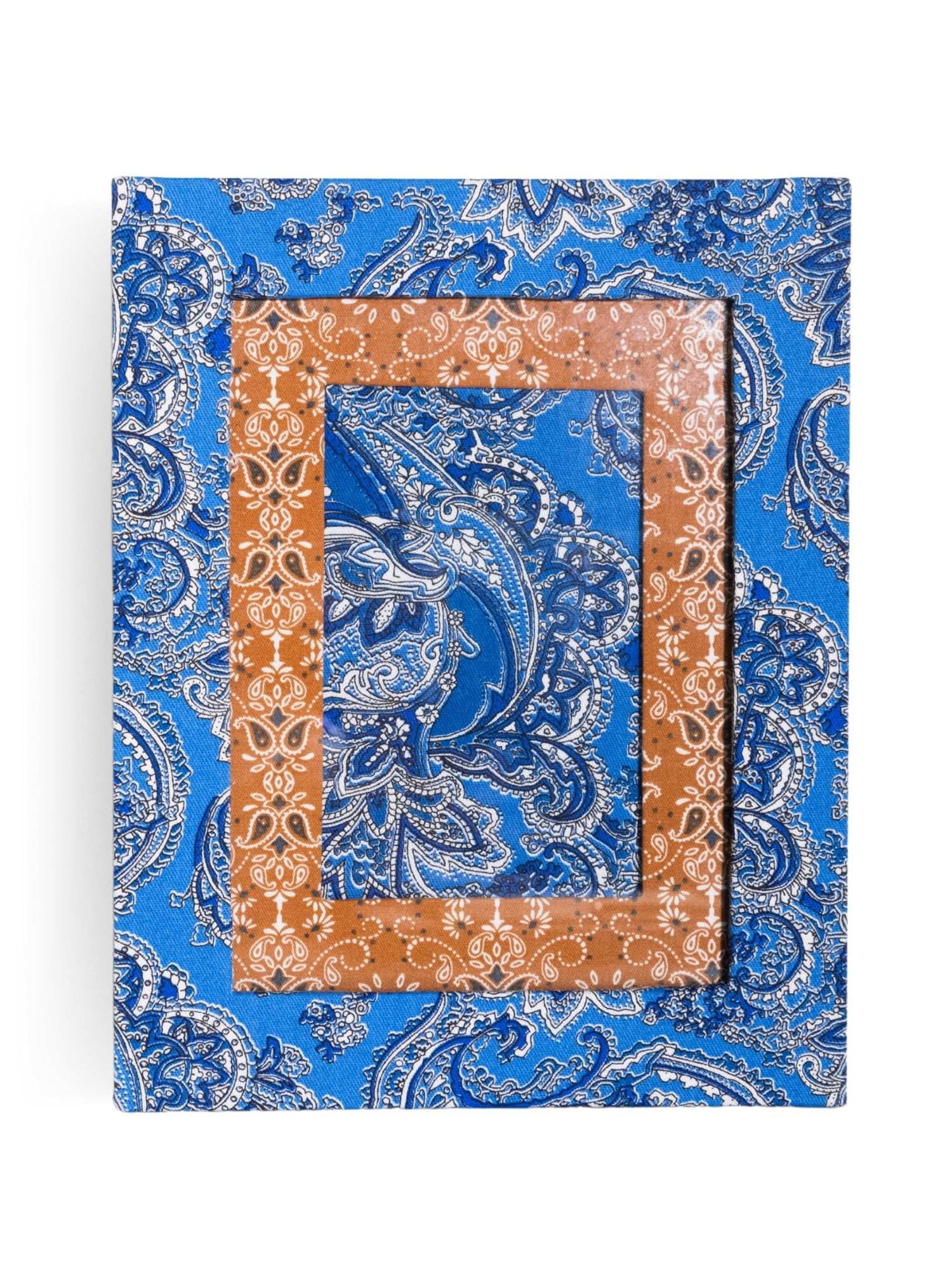 Porta-retrato Paisley Azul