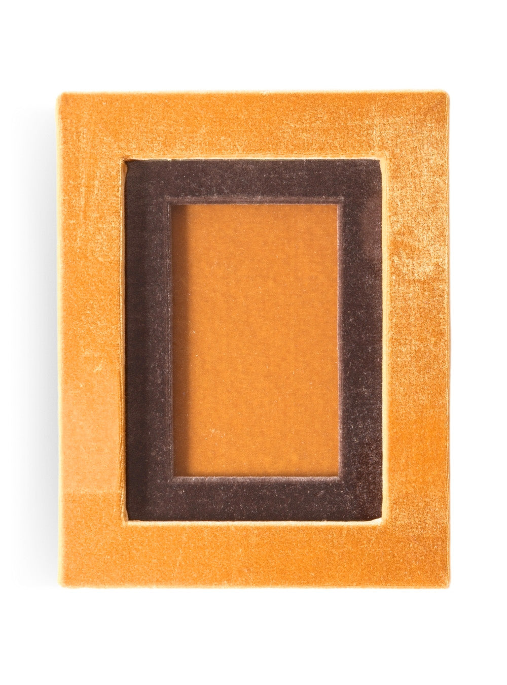 Porta-retrato Veludo Ocre