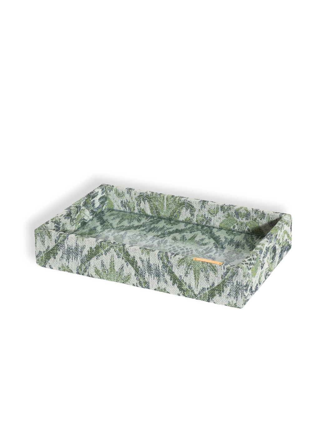 Bandeja Ikat Tropical Verde Jacquard