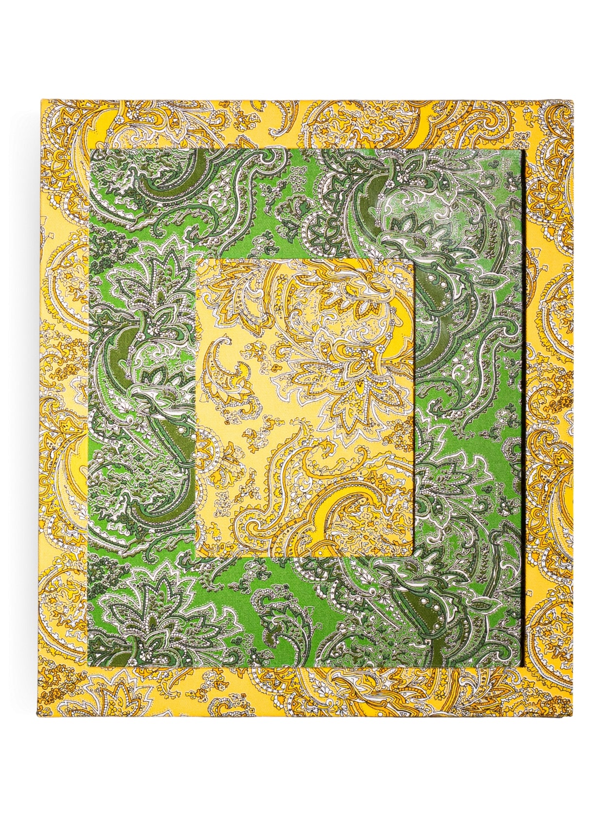 Moldura Paisley Amarelo