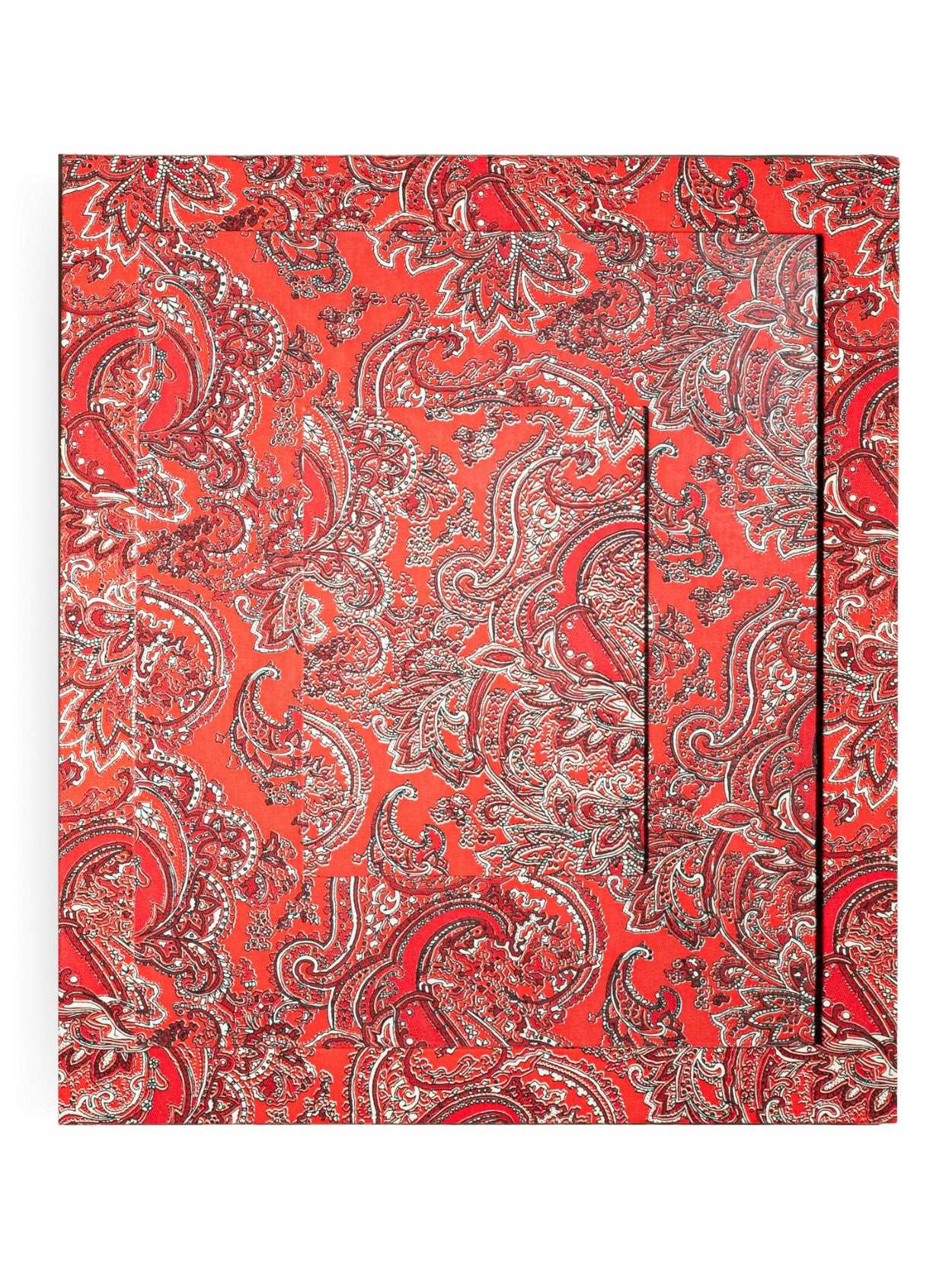 Moldura Paisley Vermelho