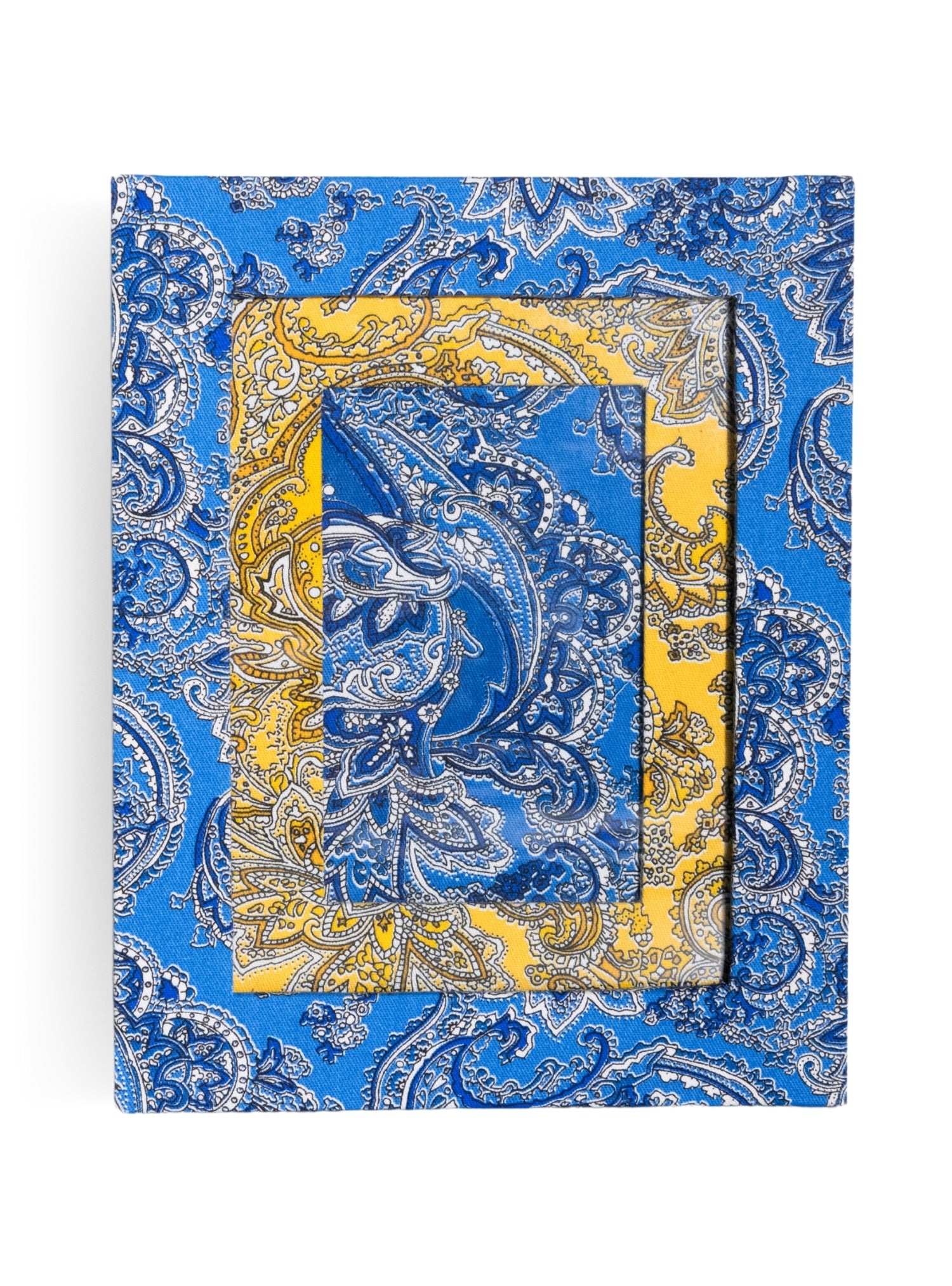 Porta-retrato Paisley Azul
