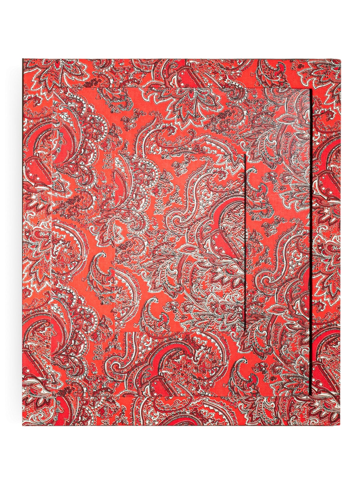 Moldura Paisley Vermelho