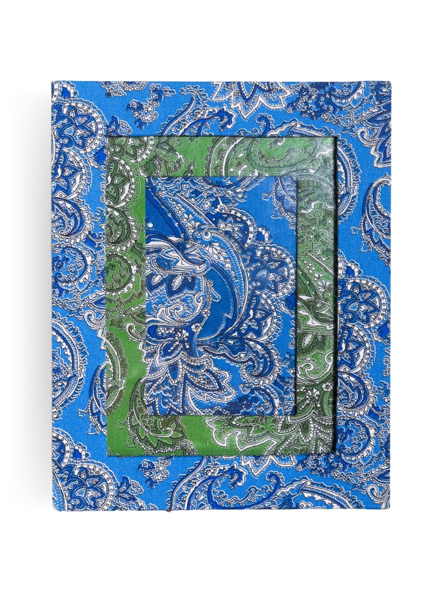 Porta-retrato Paisley Azul