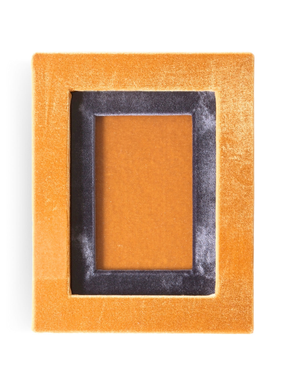 Porta-retrato Veludo Ocre