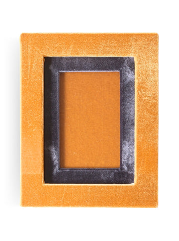 Porta-retrato Veludo Ocre