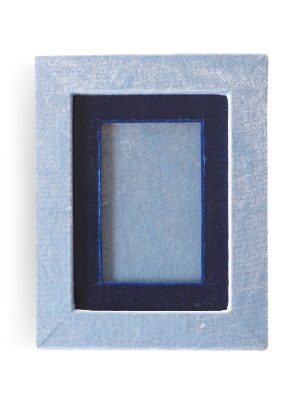 Porta-retrato Veludo Azul Claro