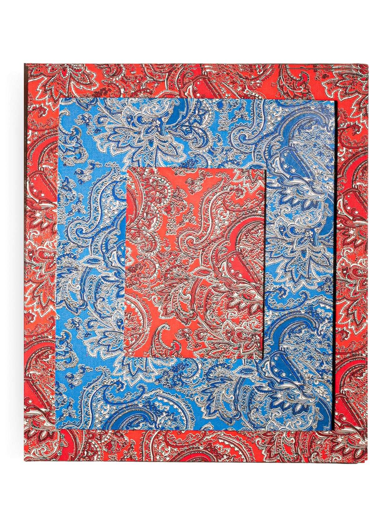Moldura Paisley Vermelho