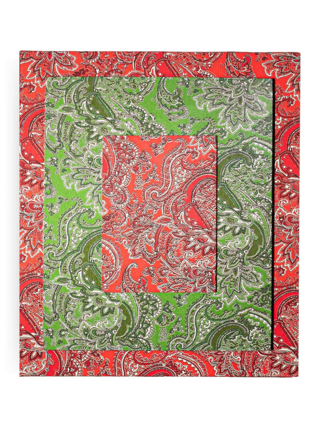 Moldura Paisley Vermelho
