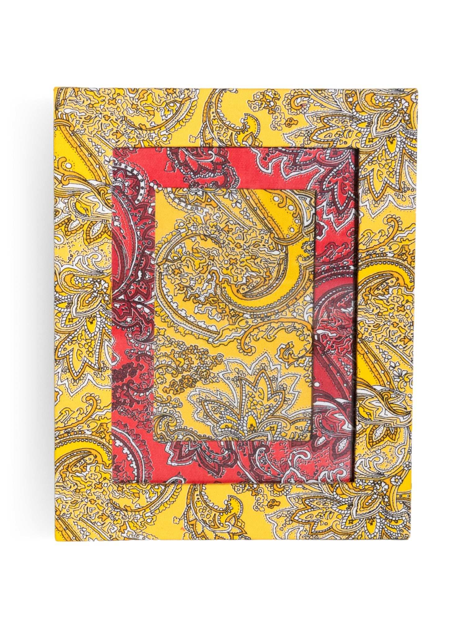 Porta-retrato Paisley Amarelo