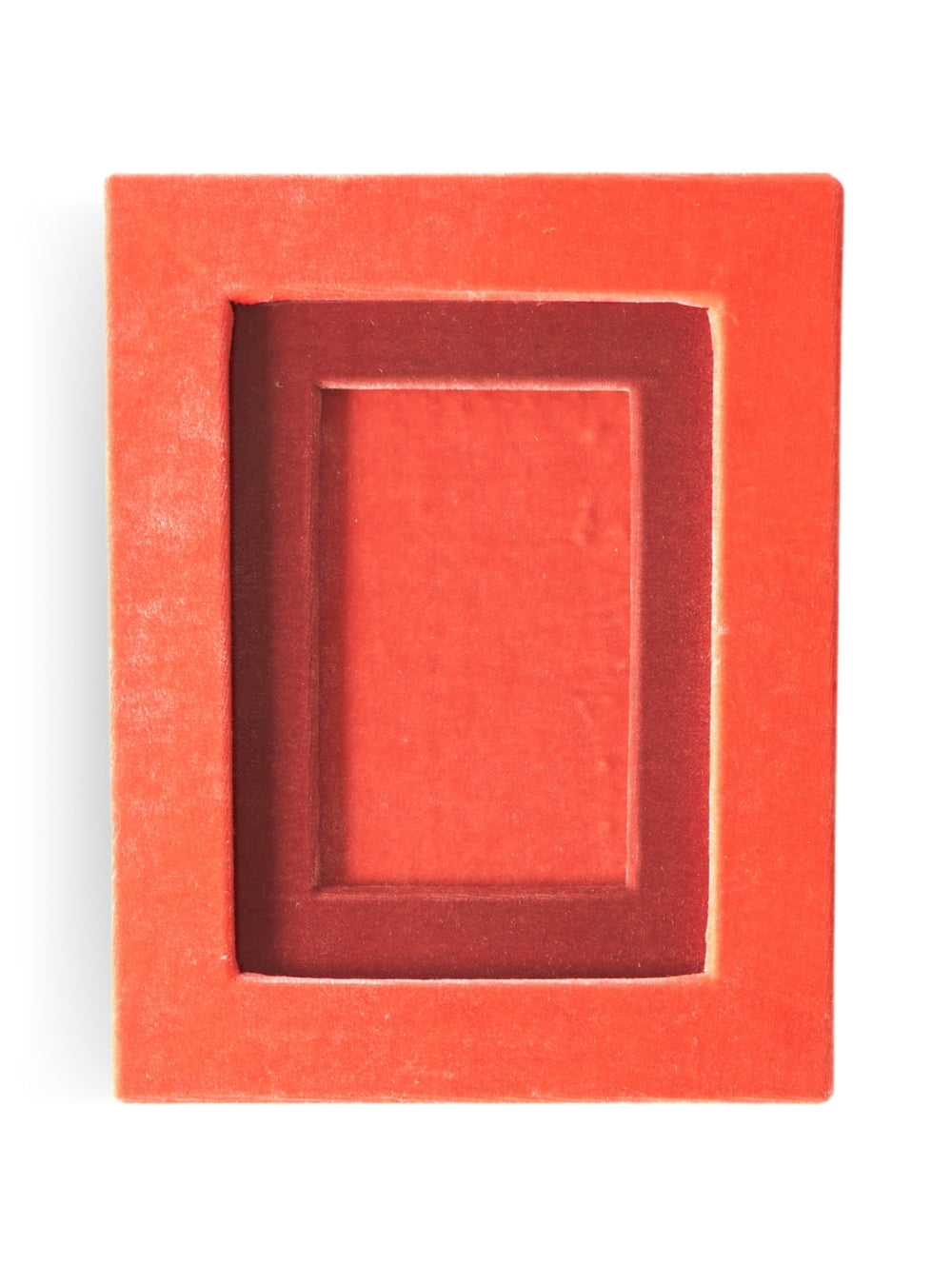 Porta-retrato Veludo Salmão