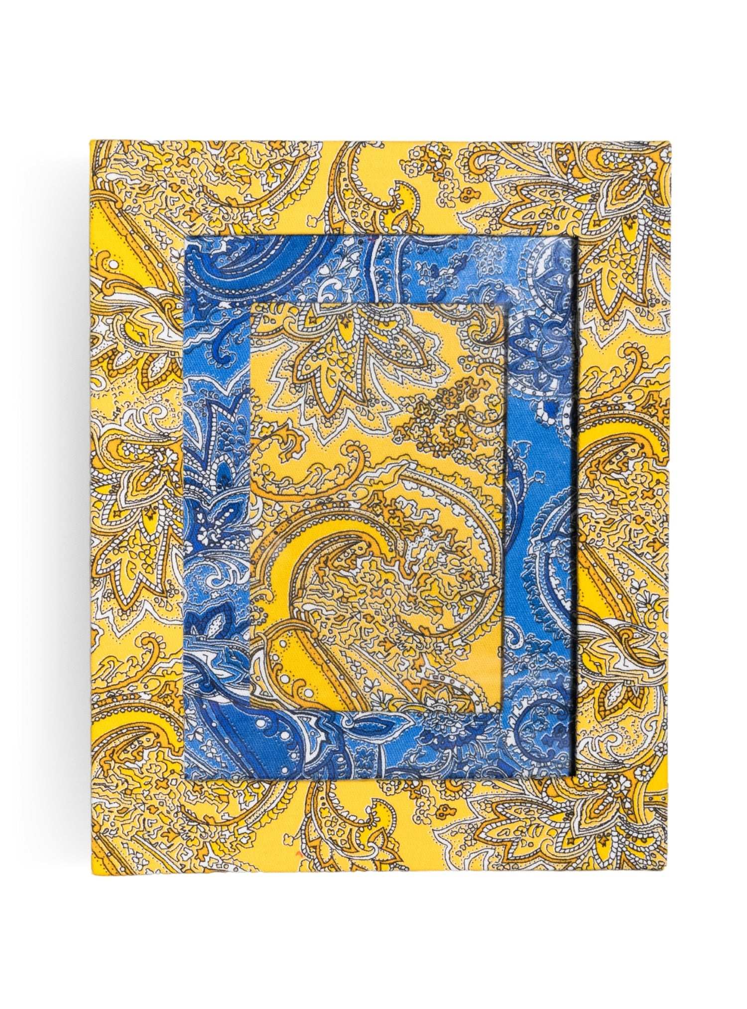 Porta-retrato Paisley Amarelo