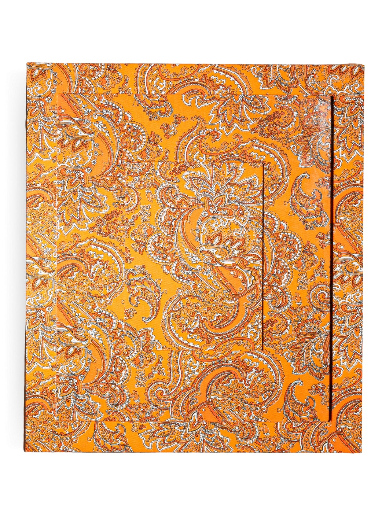 Moldura Paisley Laranja