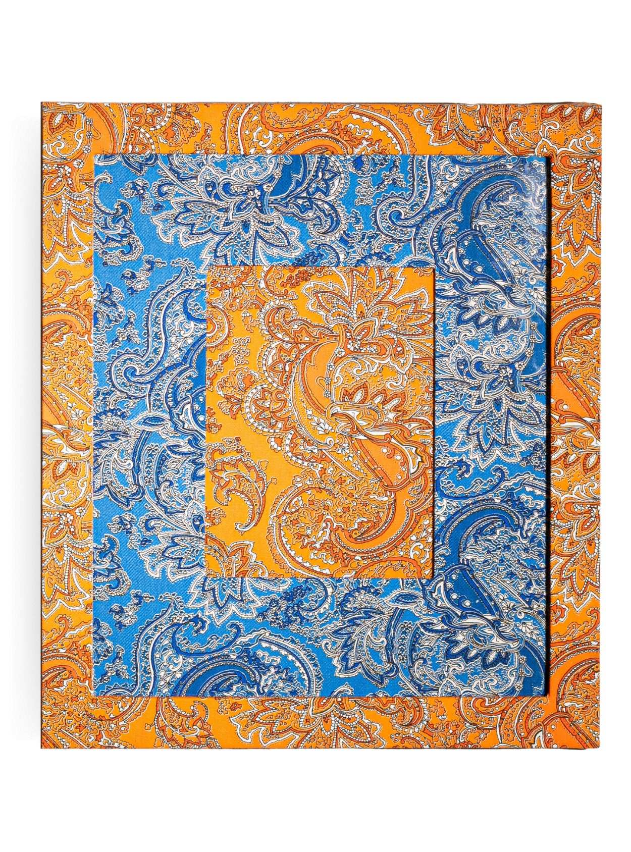 Moldura Paisley Laranja