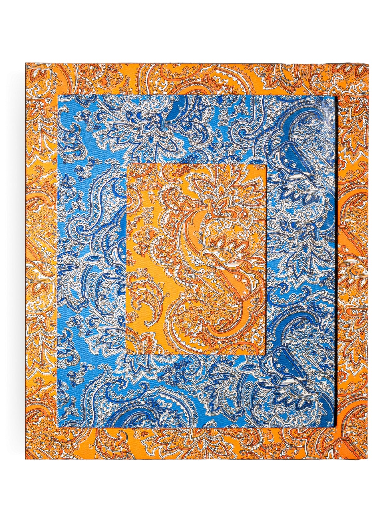 Moldura Paisley Laranja