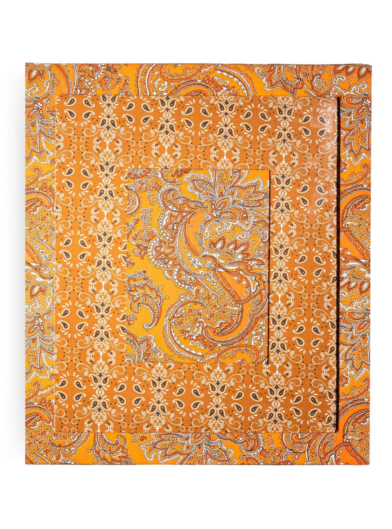 Moldura Paisley Laranja