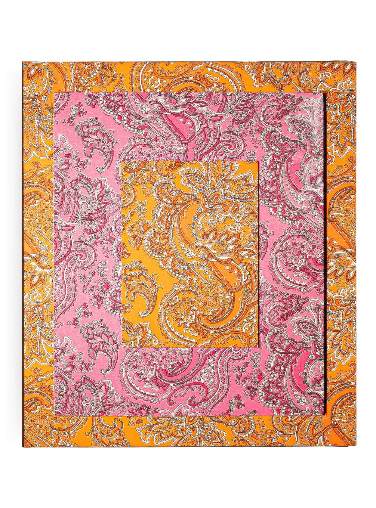 Moldura Paisley Laranja