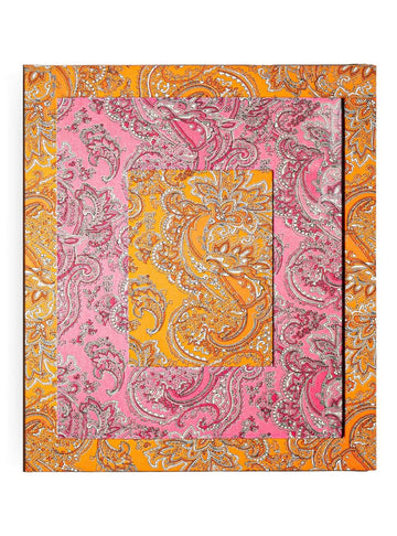 Moldura Paisley Laranja
