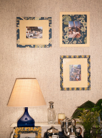Marco de fotos dorado estilo chinoiserie