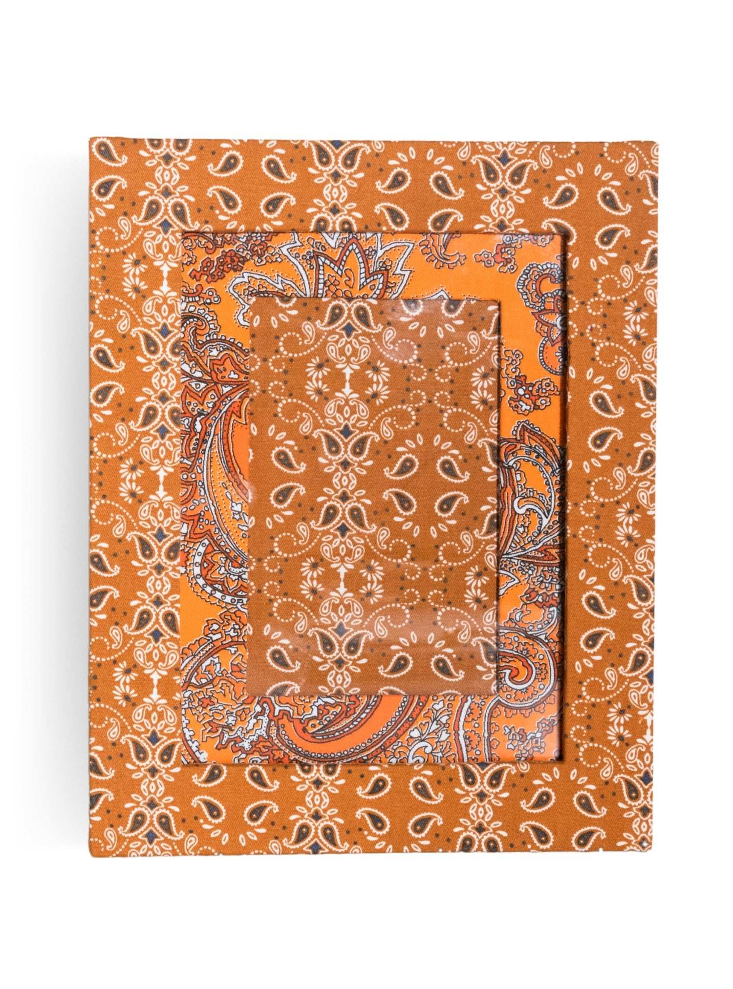 Porta-retrato Paisley Bege