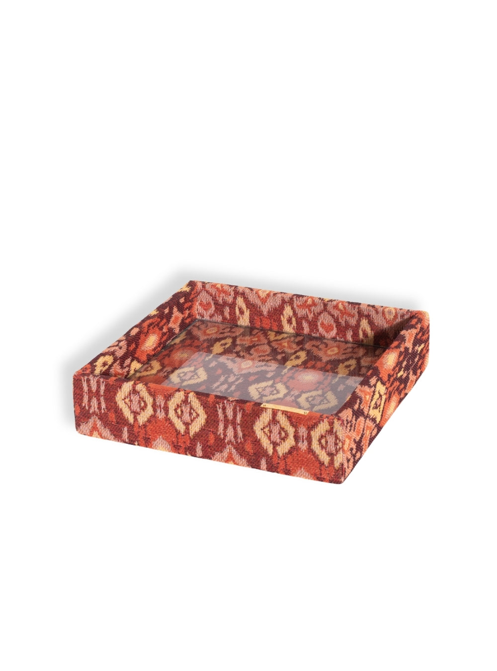 Bandeja Ikat Vermelho Jacquard