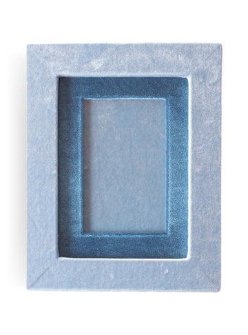 Porta-retrato Veludo Azul Claro