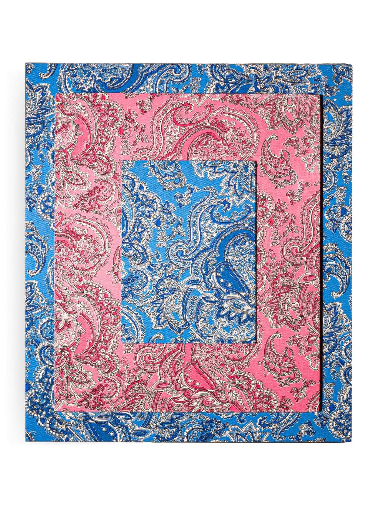 Moldura Paisley Azul