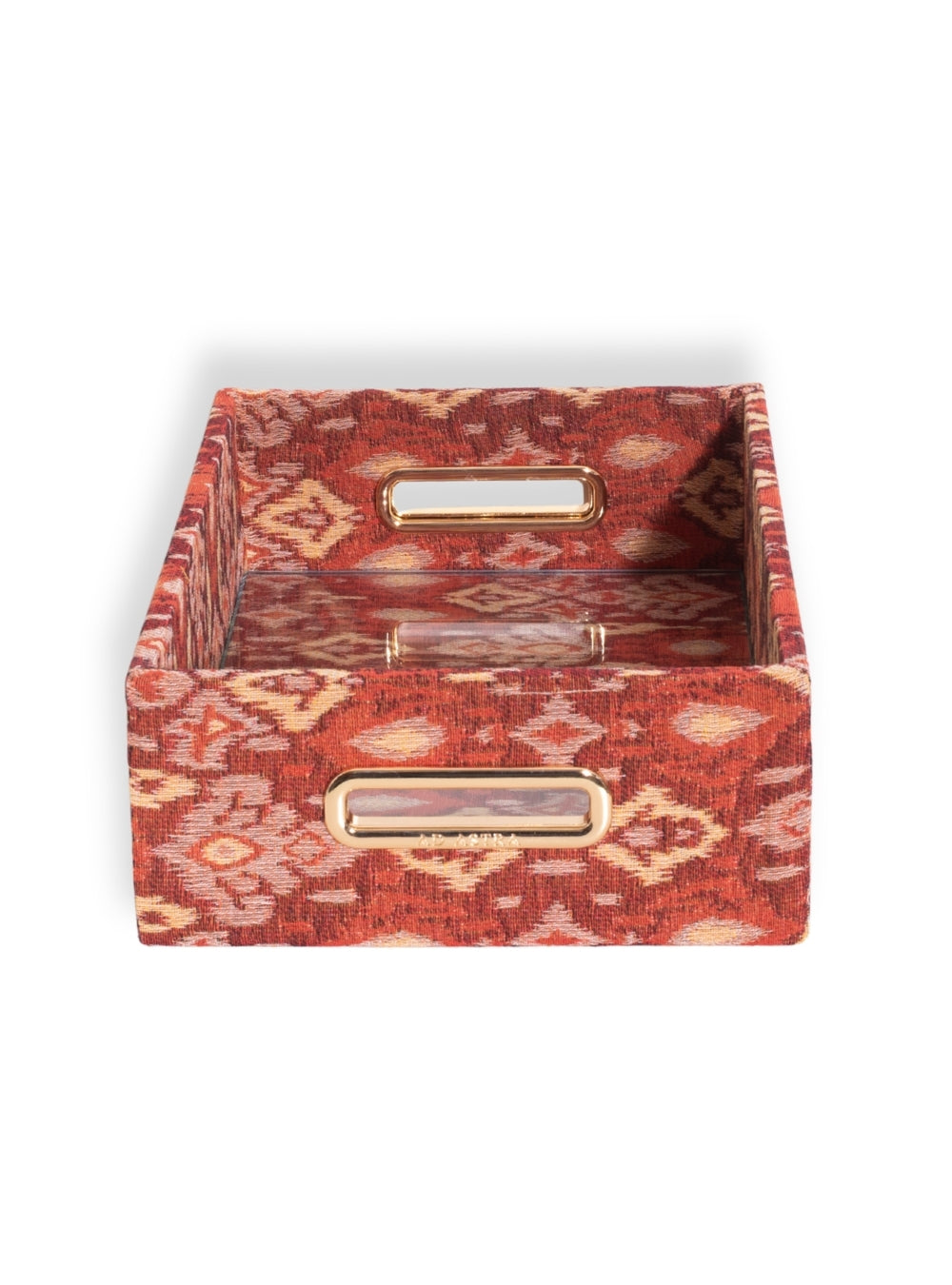 Bandeja Ikat Vermelho Jacquard