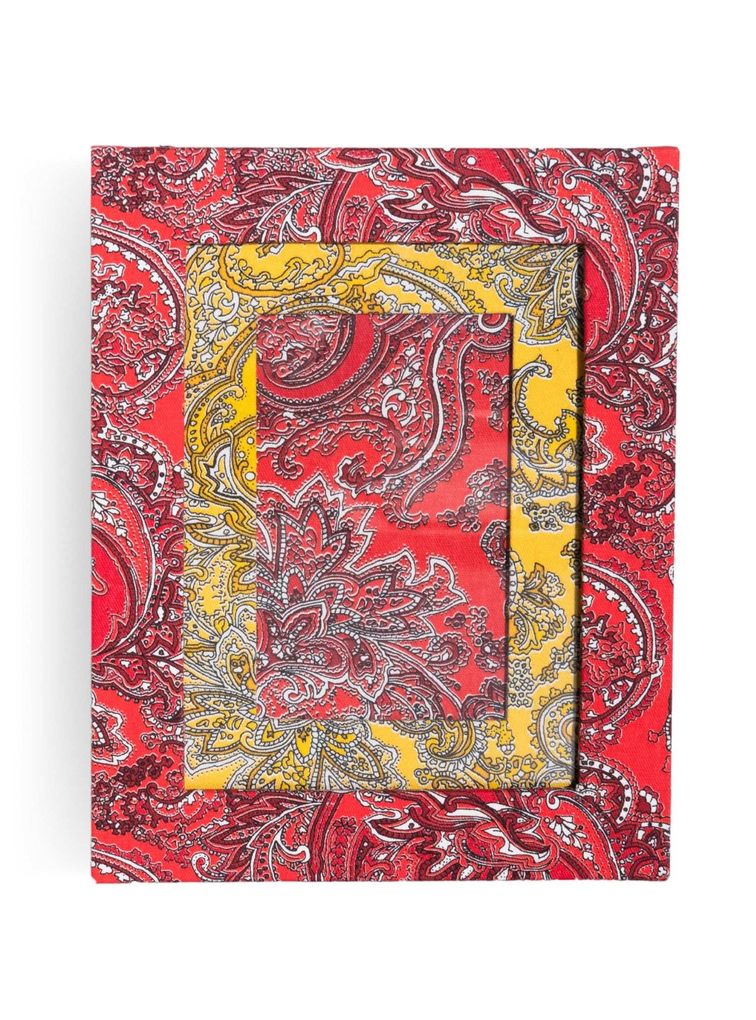 Porta-retrato Paisley Vermelho
